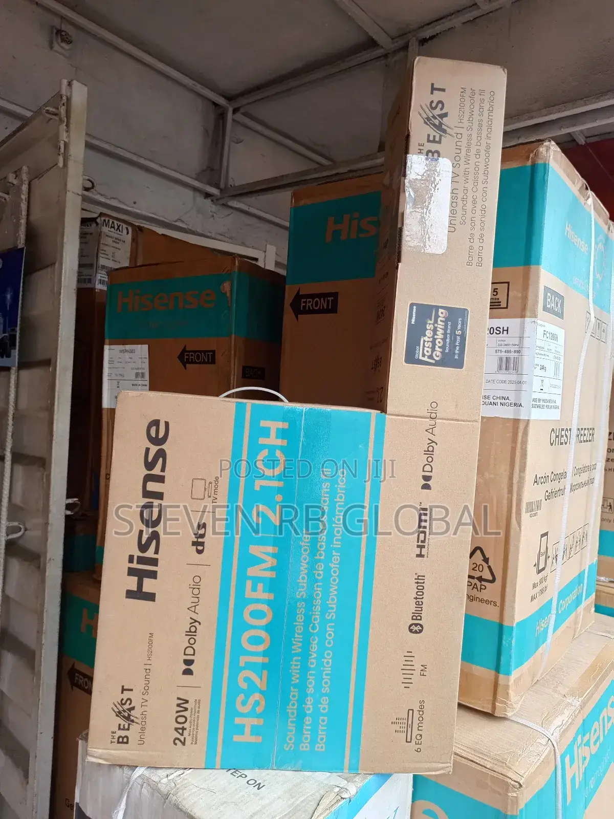 Hisense Soundbar With Subwoofer 240w 2.1ch (Hs2100-Fm)