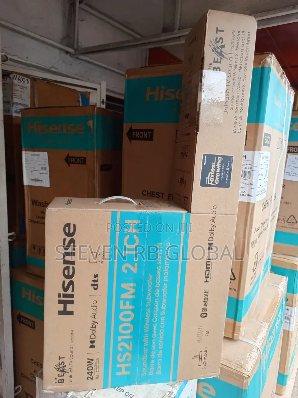 Hisense Soundbar With Subwoofer 240w 2.1ch (Hs2100-Fm)