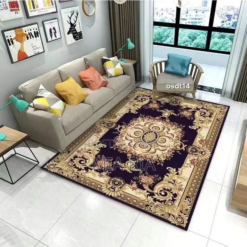 Faux Cashmere Square Centre Rug