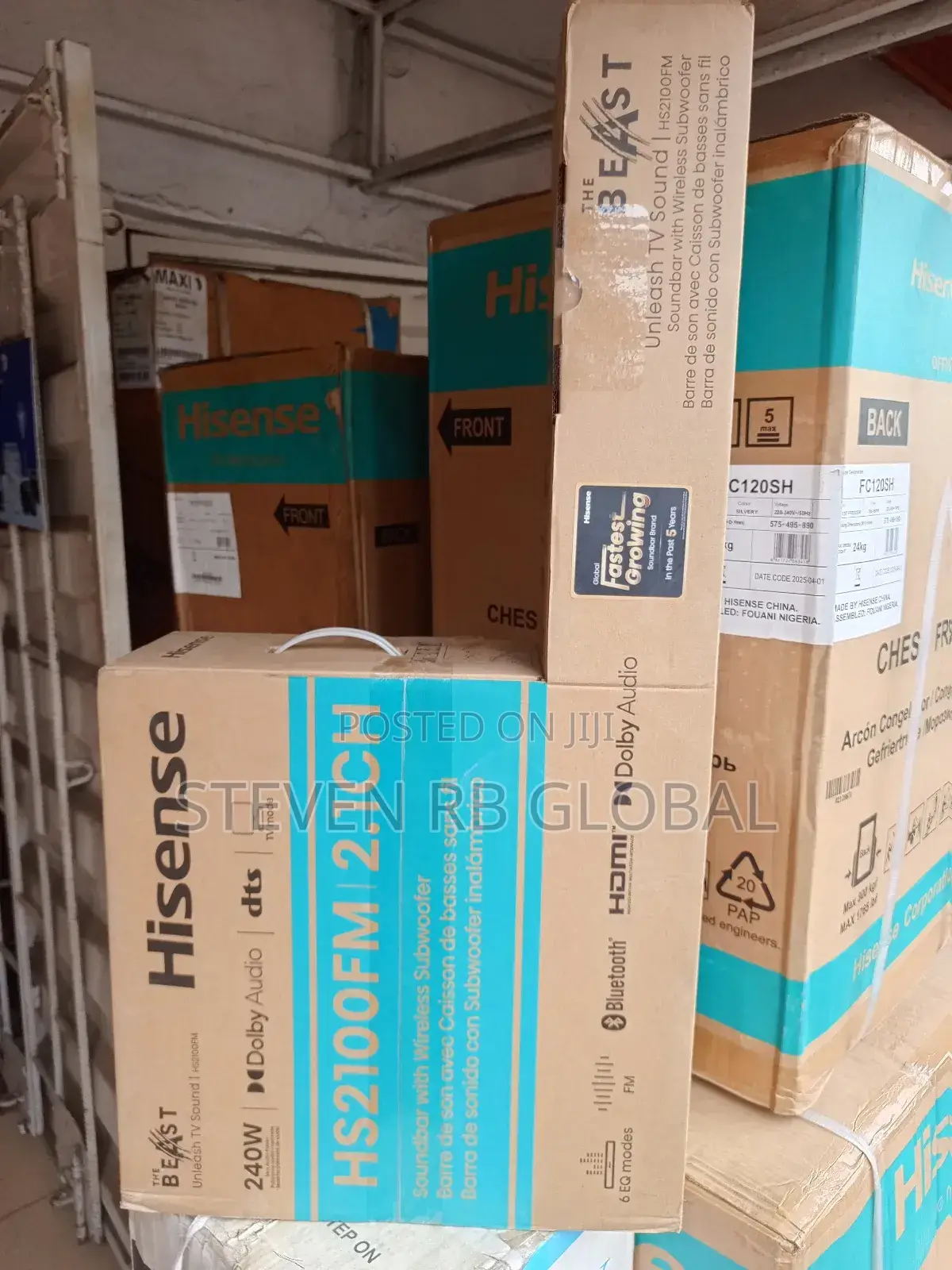 Hisense Soundbar With Subwoofer 240w 2.1ch (Hs2100-Fm)