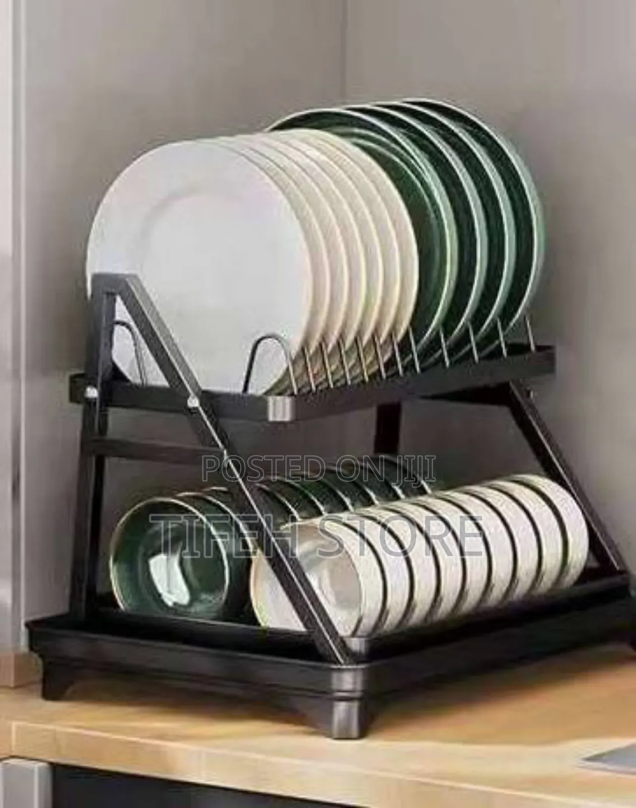 Two Layer Plate Rack