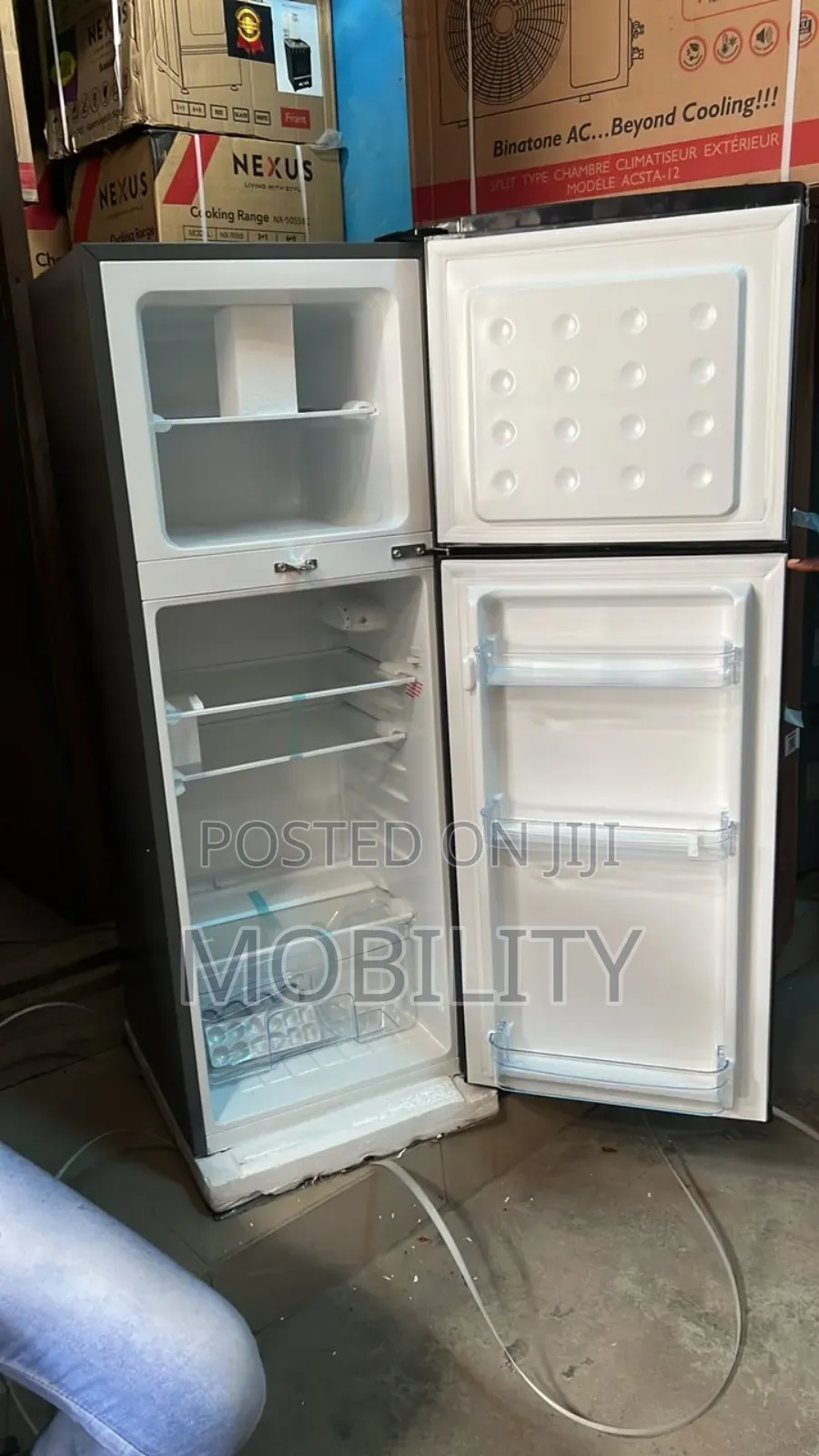 Skyrun Double Door Fridge and Freezer 150l