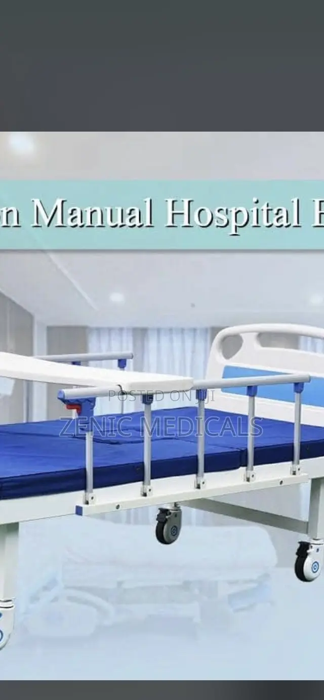 One Crack Hospital Bed