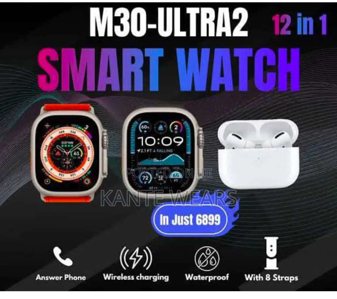 M30 - Ultra2 (12in1) Smart Watch