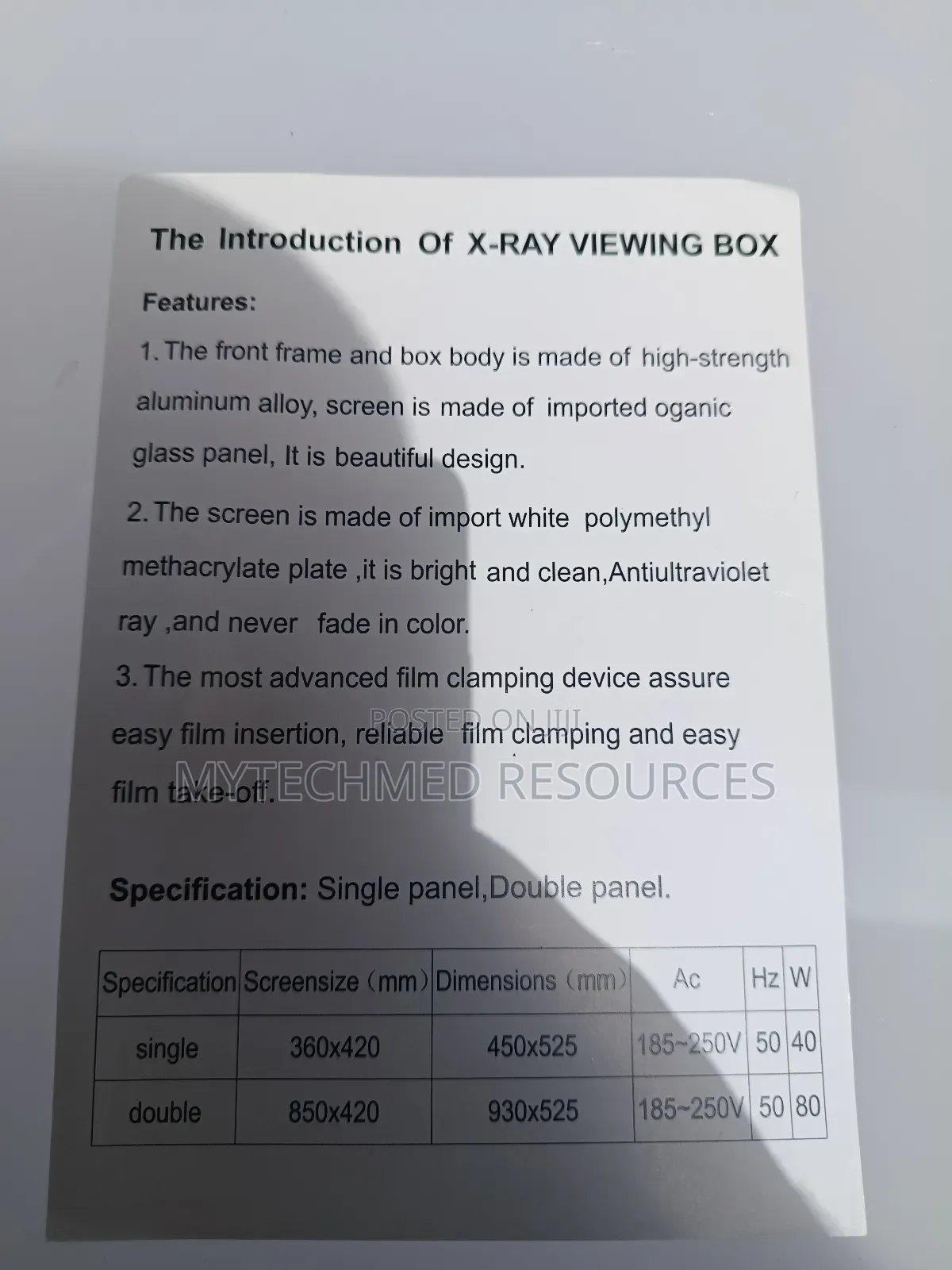 X-ray View Box