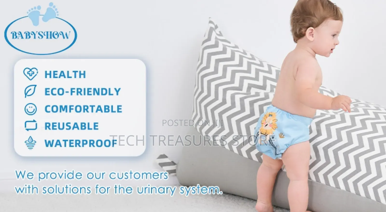 5 PCS Foreign Washable Diapers/Fiber Available Save Your Money
