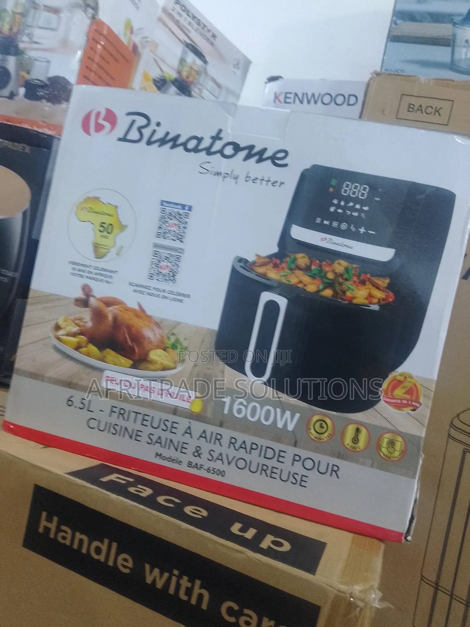 Binatone Bf-6500 Air Fryer – Digital Touch Control