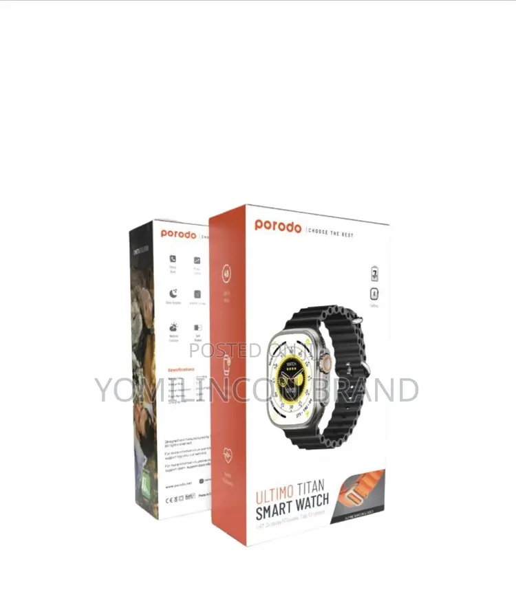Porodo Smart Watch Ultra Ultimo 1*Alpine Band 1*Ocean Band
