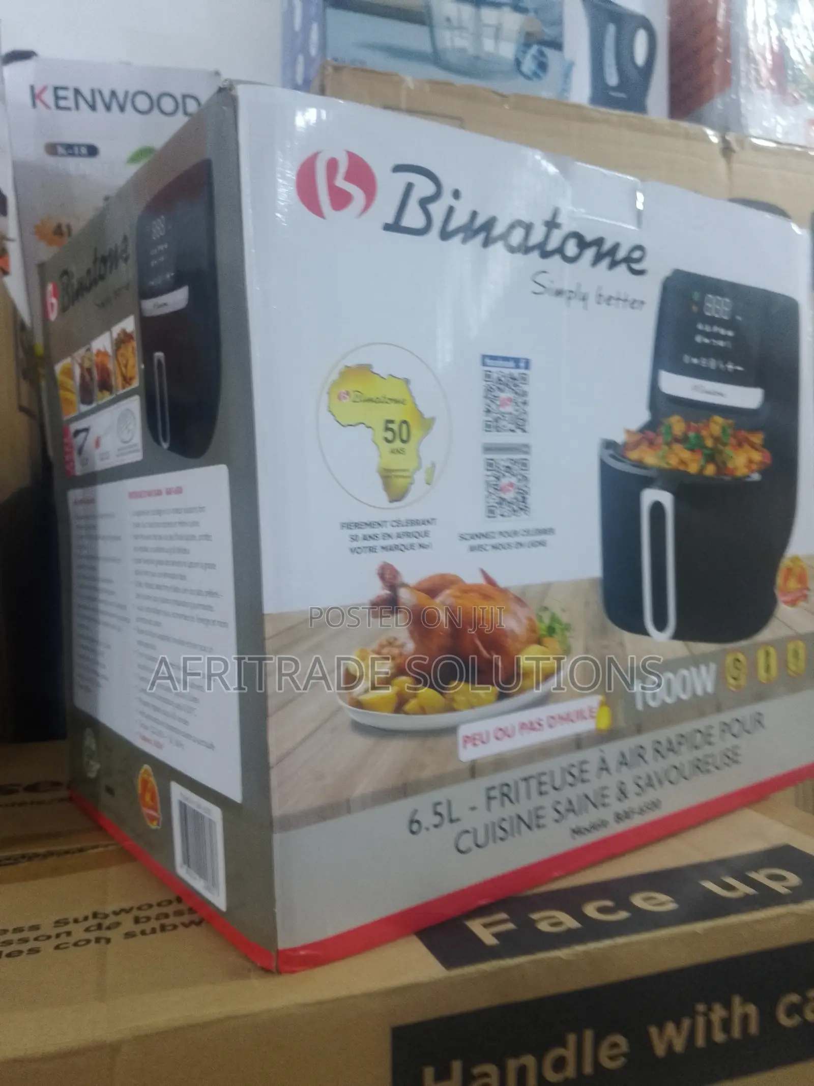 Fast Even Cooking – Binatone Bf-6500 Air Fryer