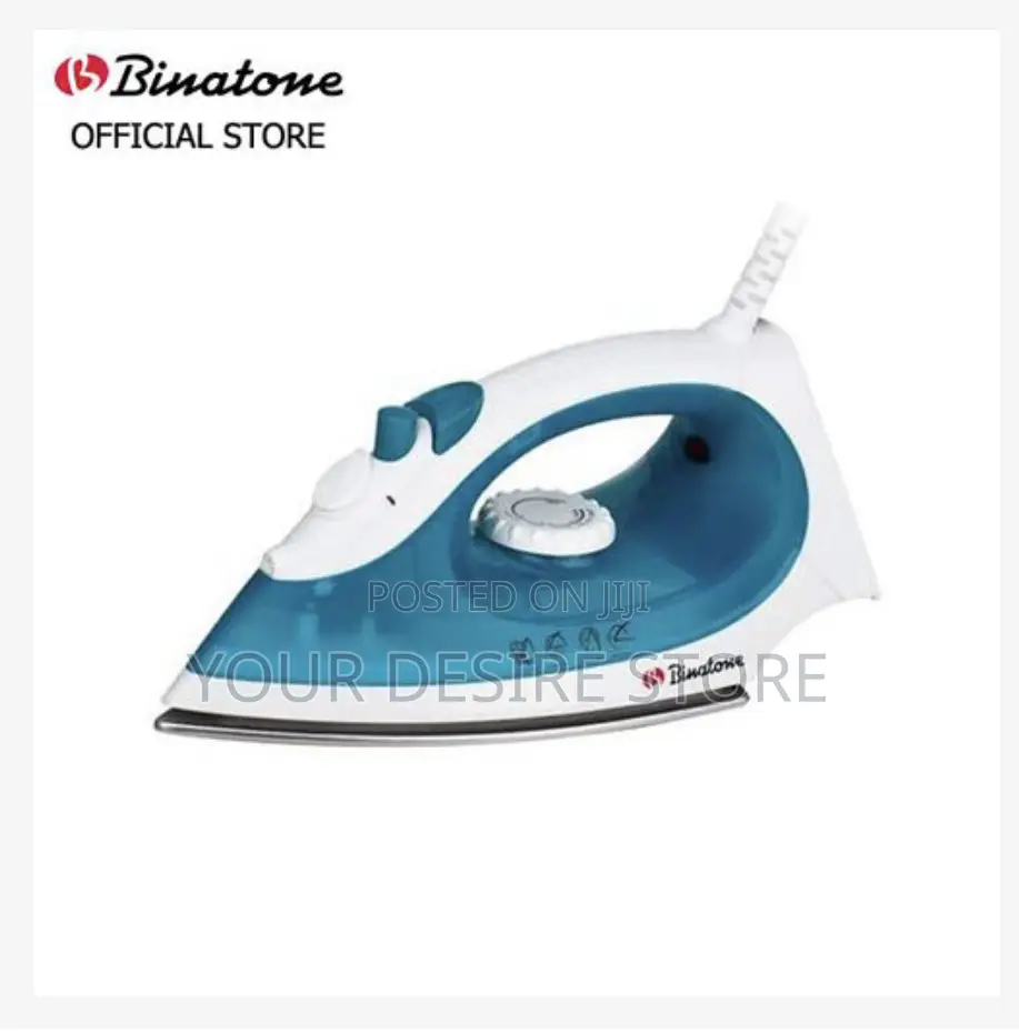 Binatone Binatone Smoother Gliding Steam Iron (Si-1605) - Blue