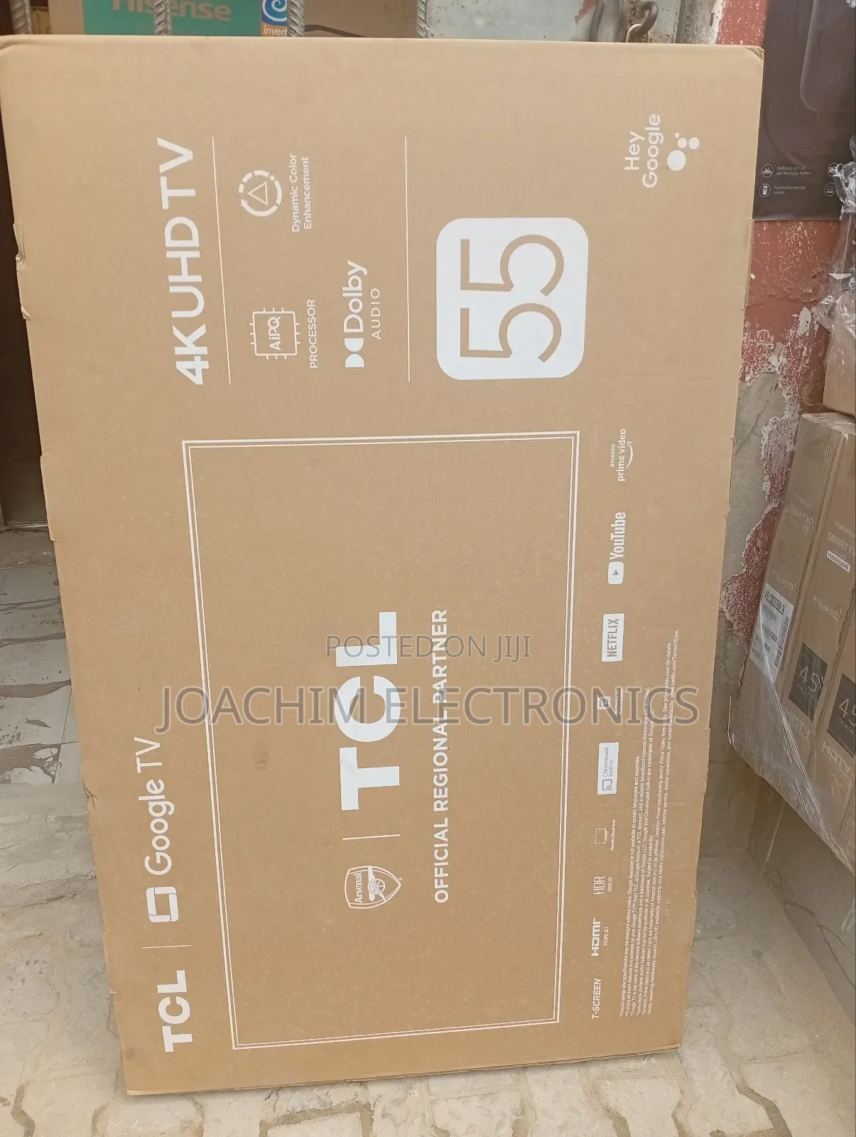 Original TCL 55 Inches Smart Uhd Television