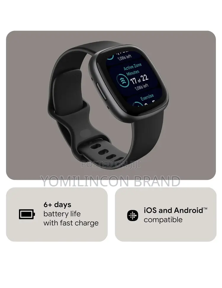 Fitbit Versa 4 Fitness Smartwatch - Black