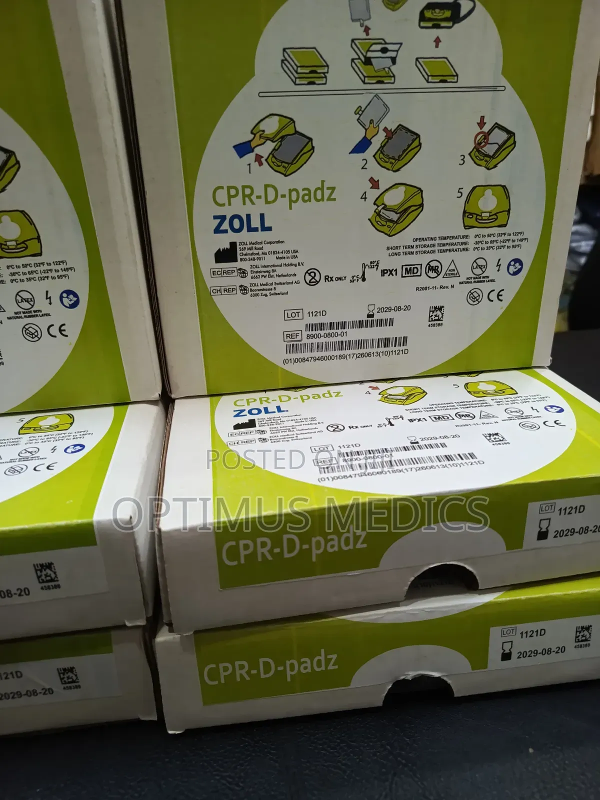 Cpr Defilberator Pads.