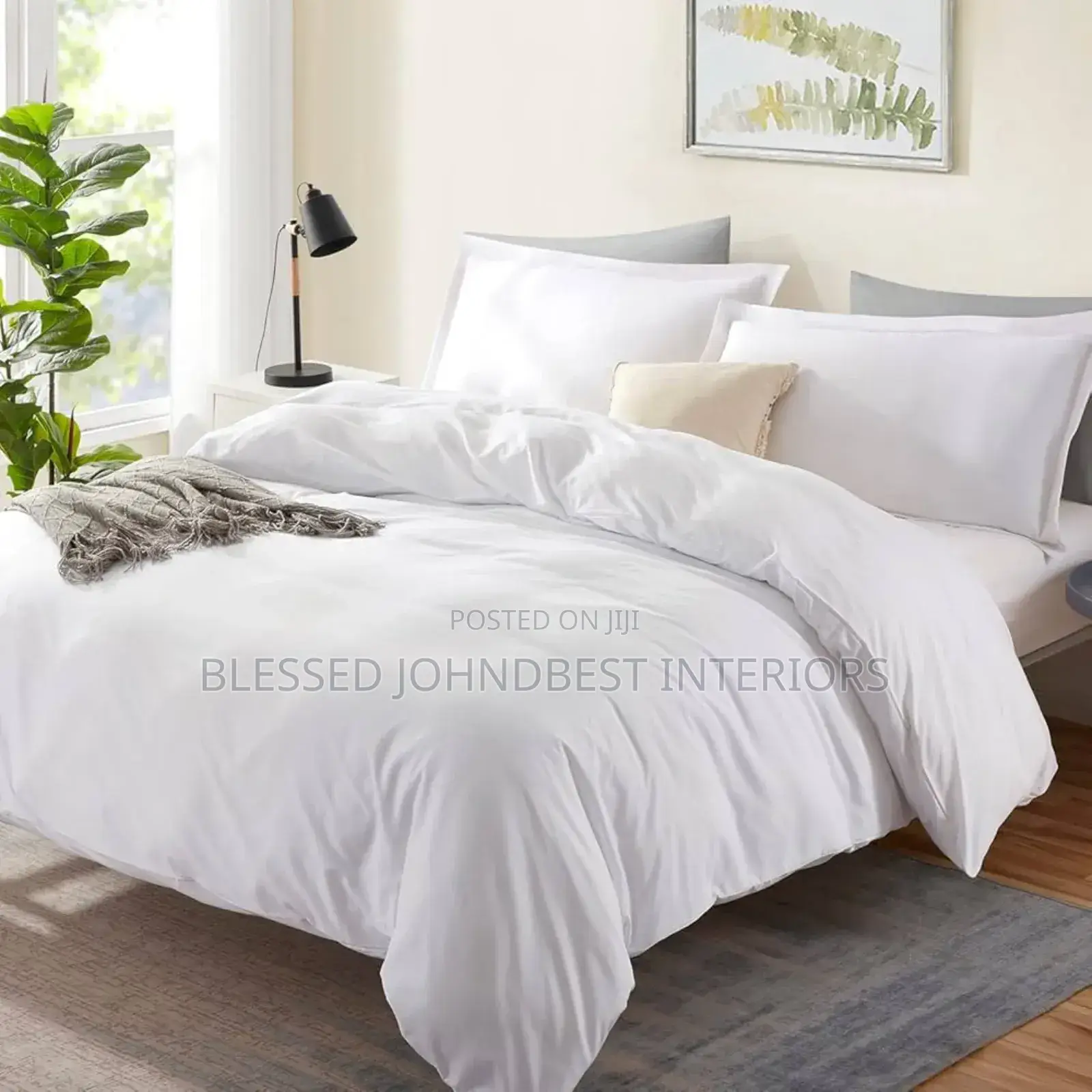 400tc Pure Cotton White Duvet Cover Sets