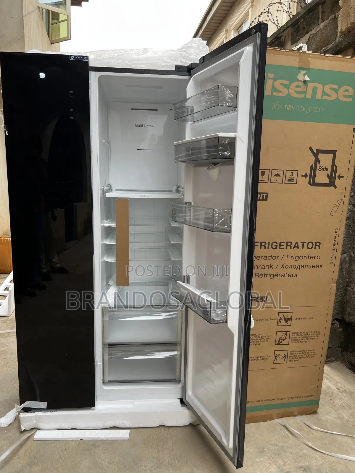 Hisense Ref 5p558nmsg Water-Dispensing Fridge