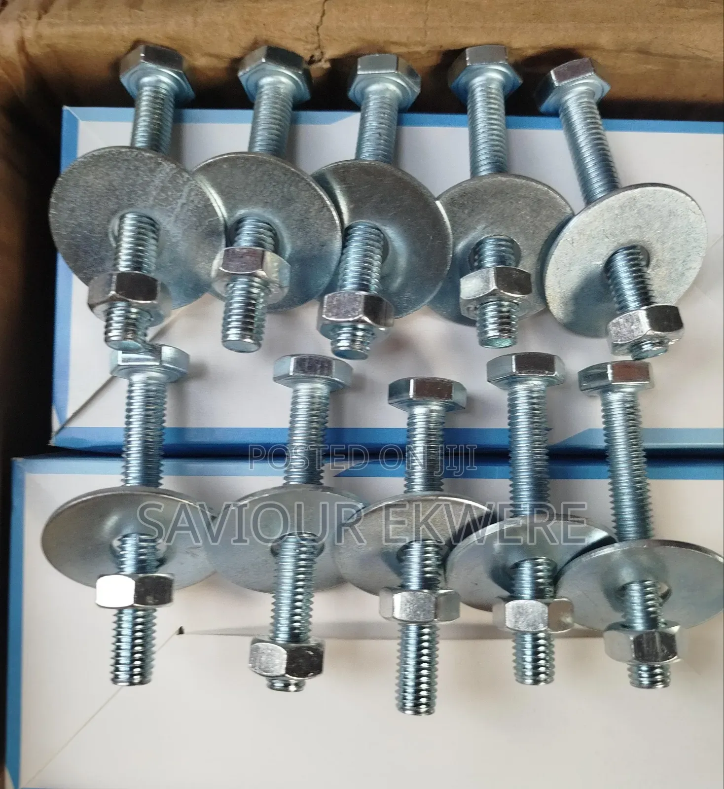 Bolts And Nuts With Washer For Solar Panels Installation