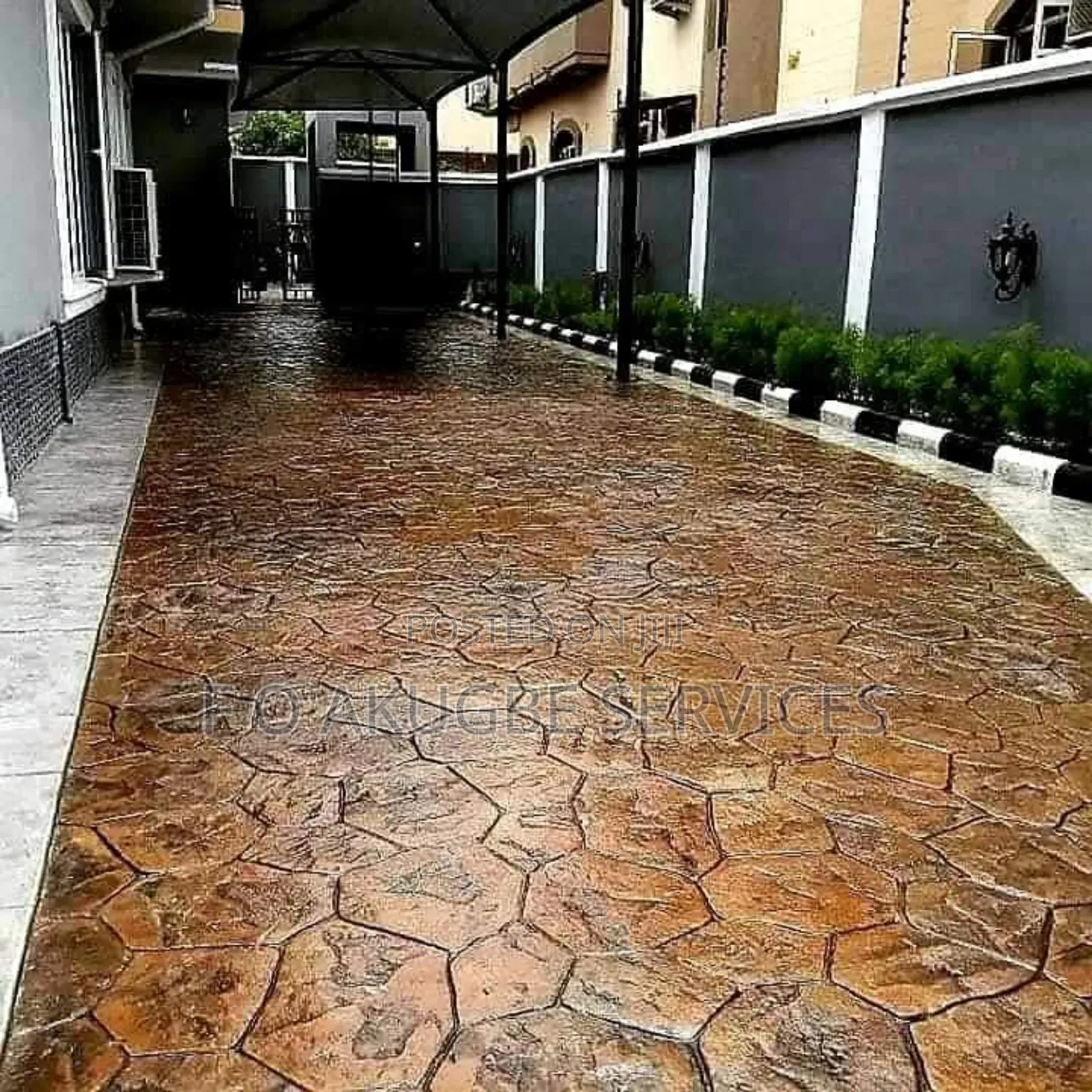 Concrete Floor Stamped American Standard
