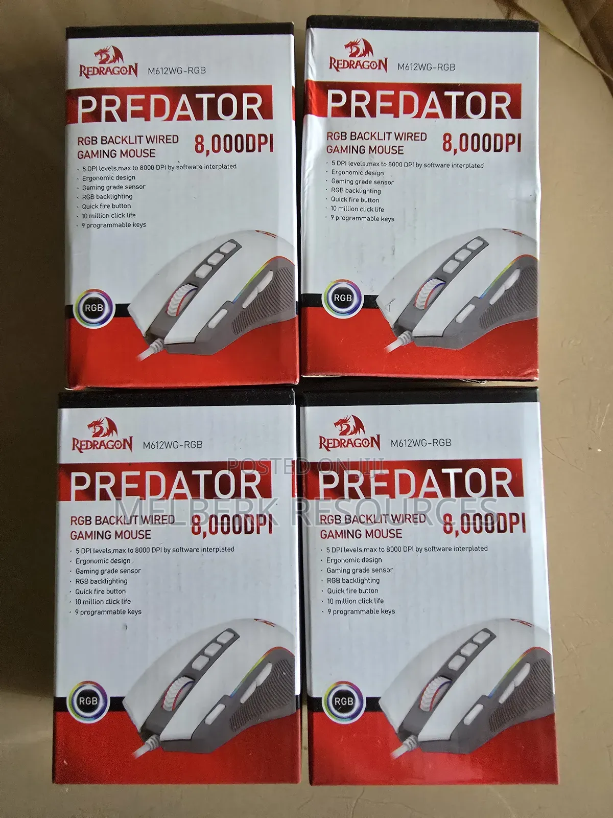 Redragon M612 RGB Wired Gaming Mouse