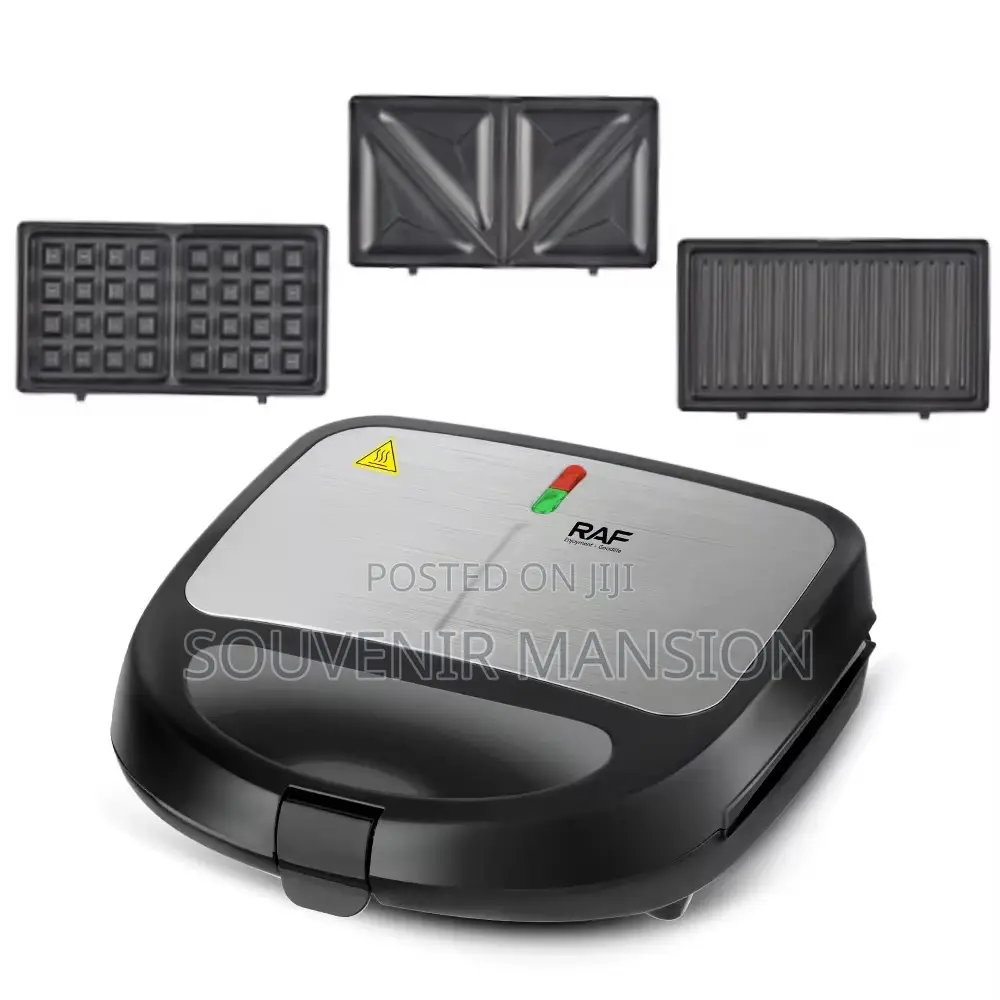 Raf 3 in 1 Removable Sandwich Maker Machine