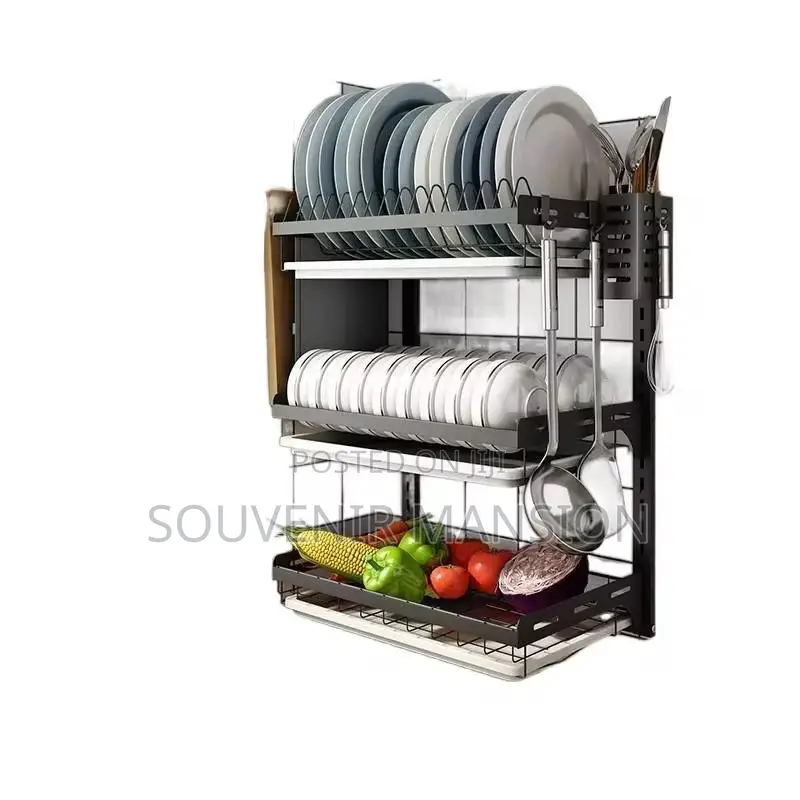 Wall Mounted Dish Rack 3 Step