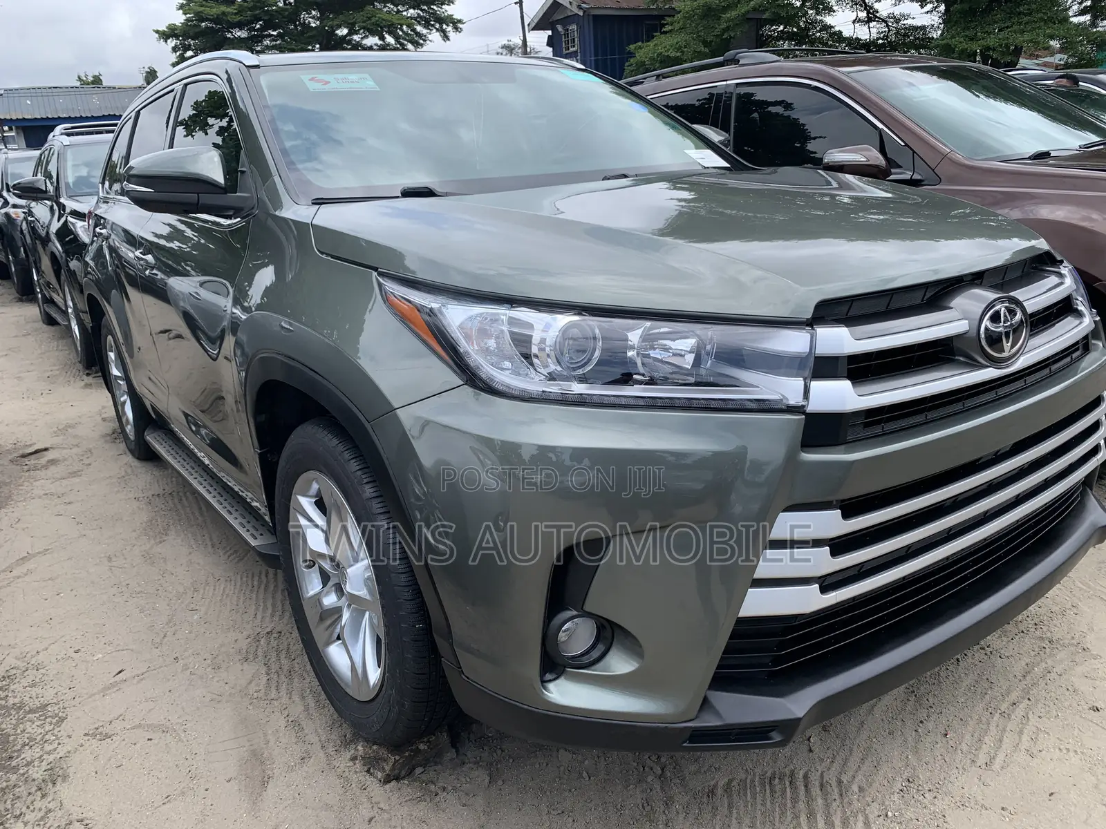 Toyota Highlander Limited V6 4x4 (3.5L 6cyl 6A) 2016 Green
