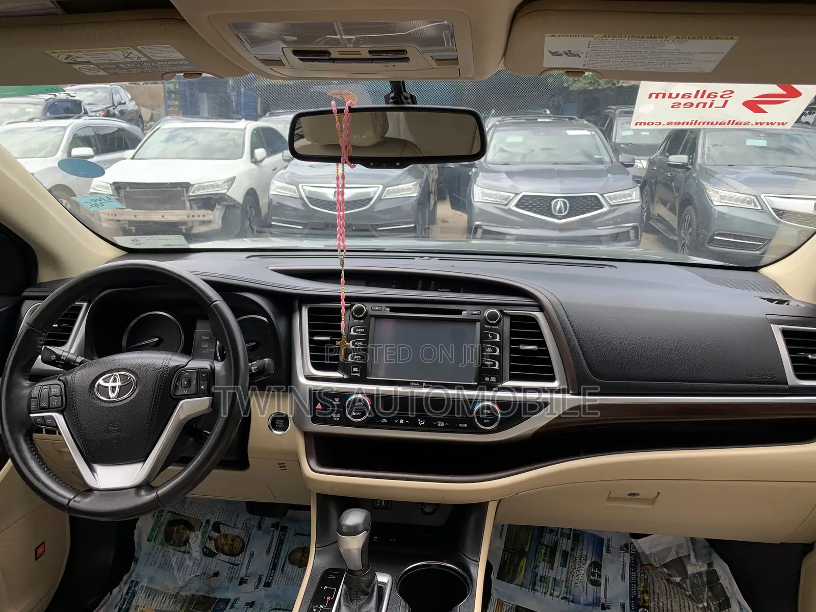 Toyota Highlander Limited V6 4x4 (3.5L 6cyl 6A) 2016 Green