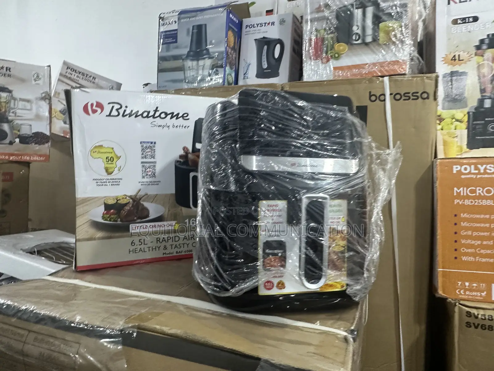 Binatone 6.5l Air Fryer With Rapid Air Technology