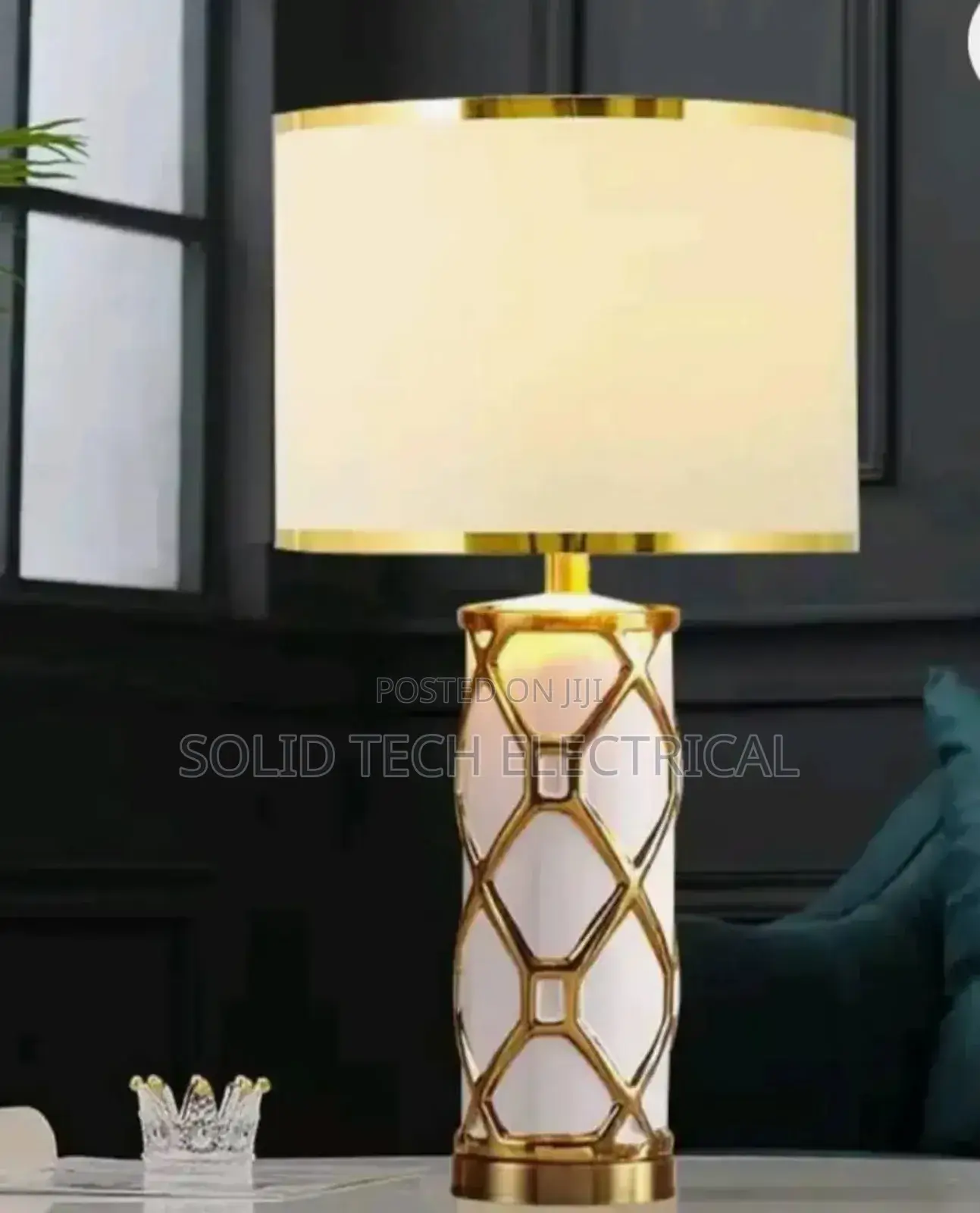 Golden Table Lamp