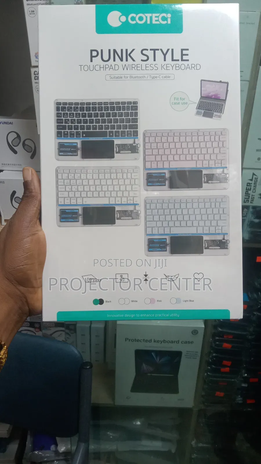Coteci Wireless Keyboard for Tabs (Touchpad)