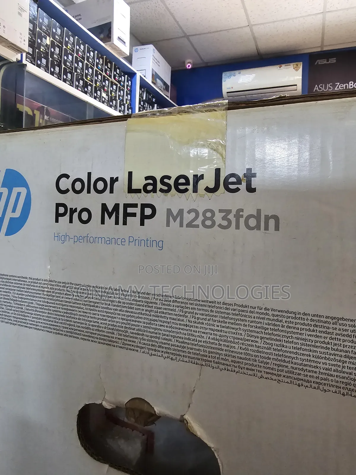 Hp Printer Laserjet Color MFP M283fdn