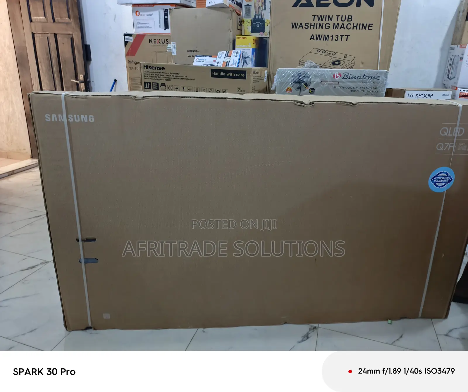 Samsung Q7f 85'' Qled Smart Tv for Sale