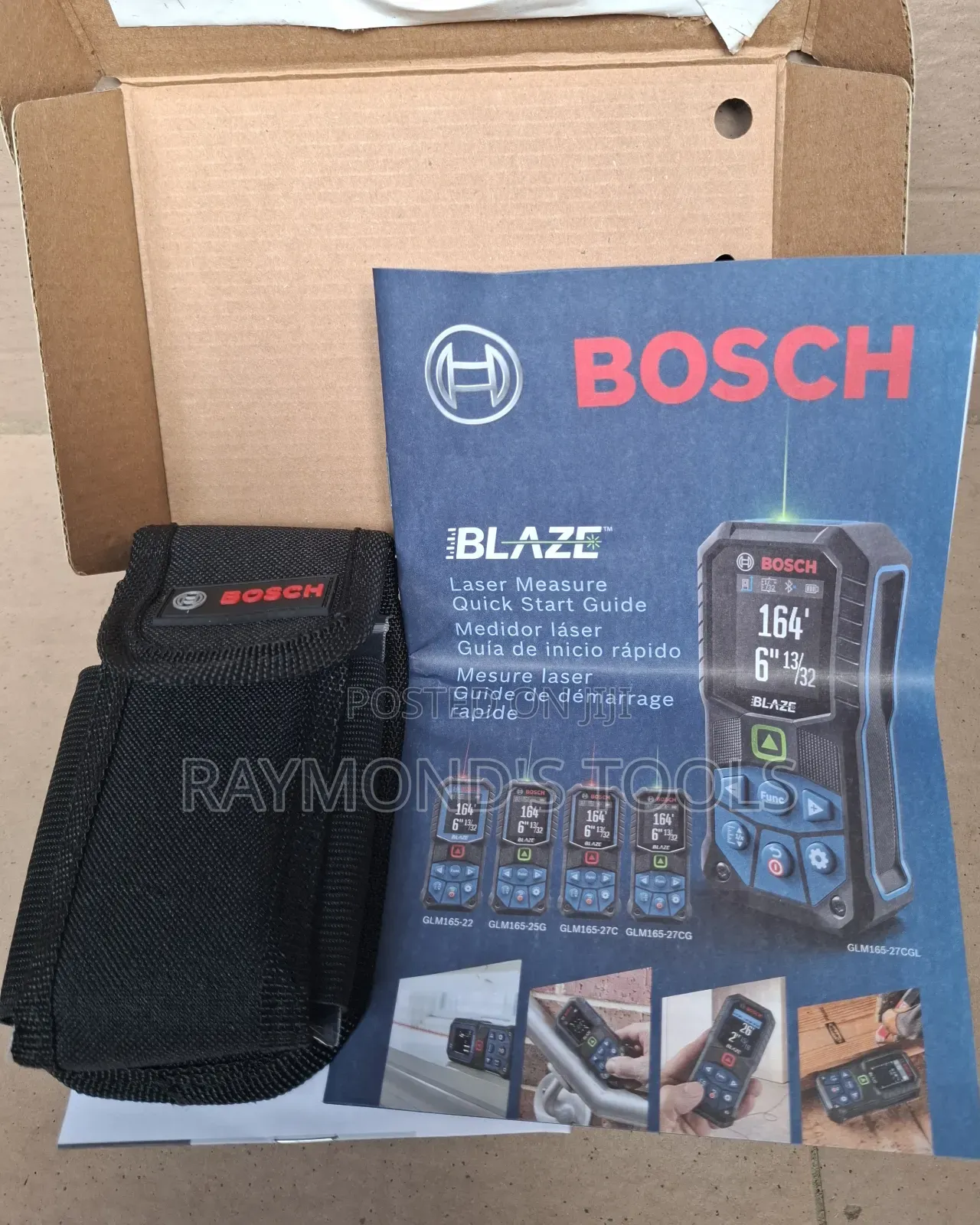 GLM 165-27g 50 Meters Green Laser Measuring Type Bosch