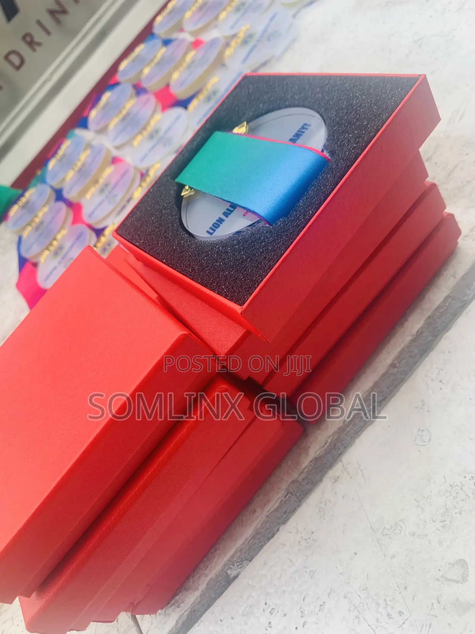 Crystal Medals Available With Rainbow Rope
