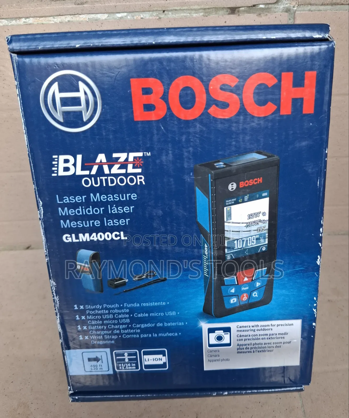 GLM 400cl Outdoor Laser Measuring Tape 120meters