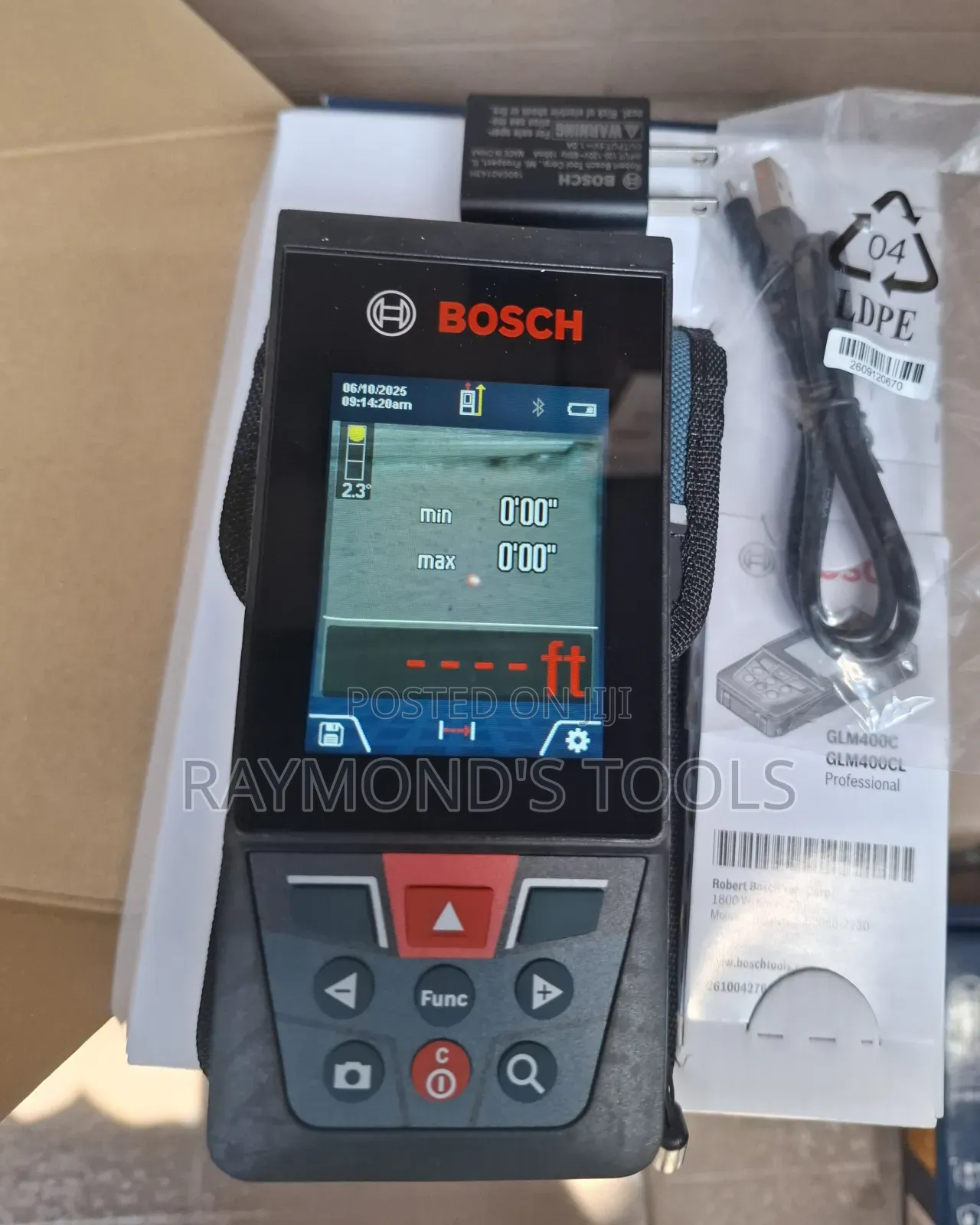 GLM 400cl Outdoor Laser Measuring Tape 120meters