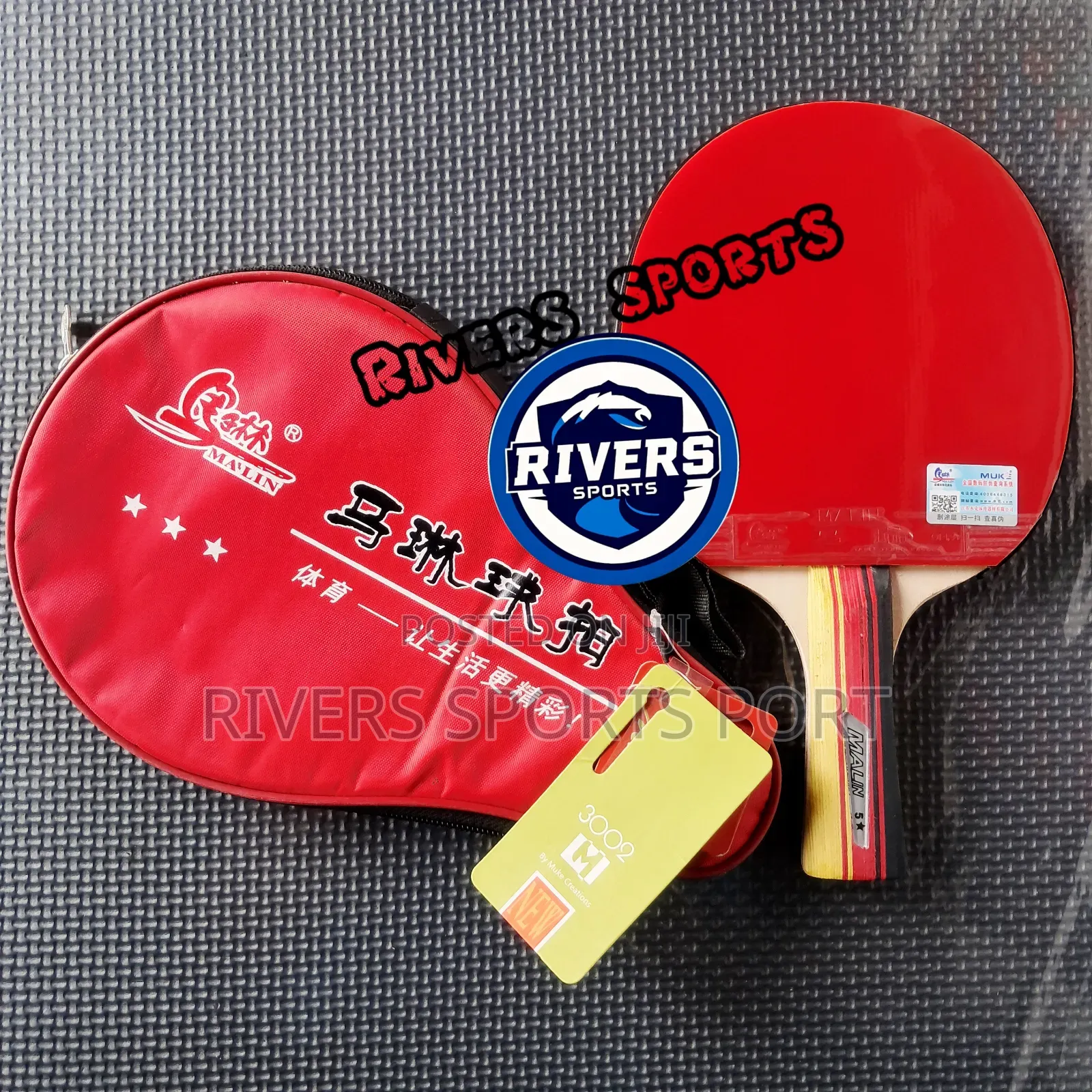 3 Star Heavy Weight Malin Table Tennis Bat/Racket