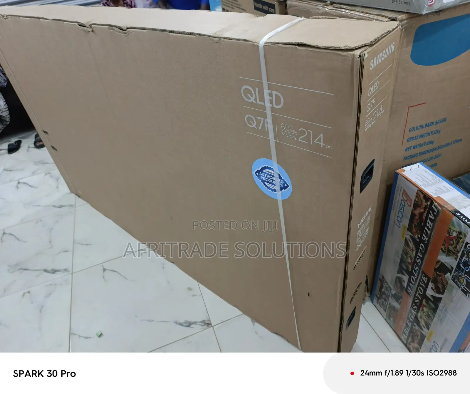 Samsung Qled 85” – 240 Motion Rate | Smart Wi-Fi Tv