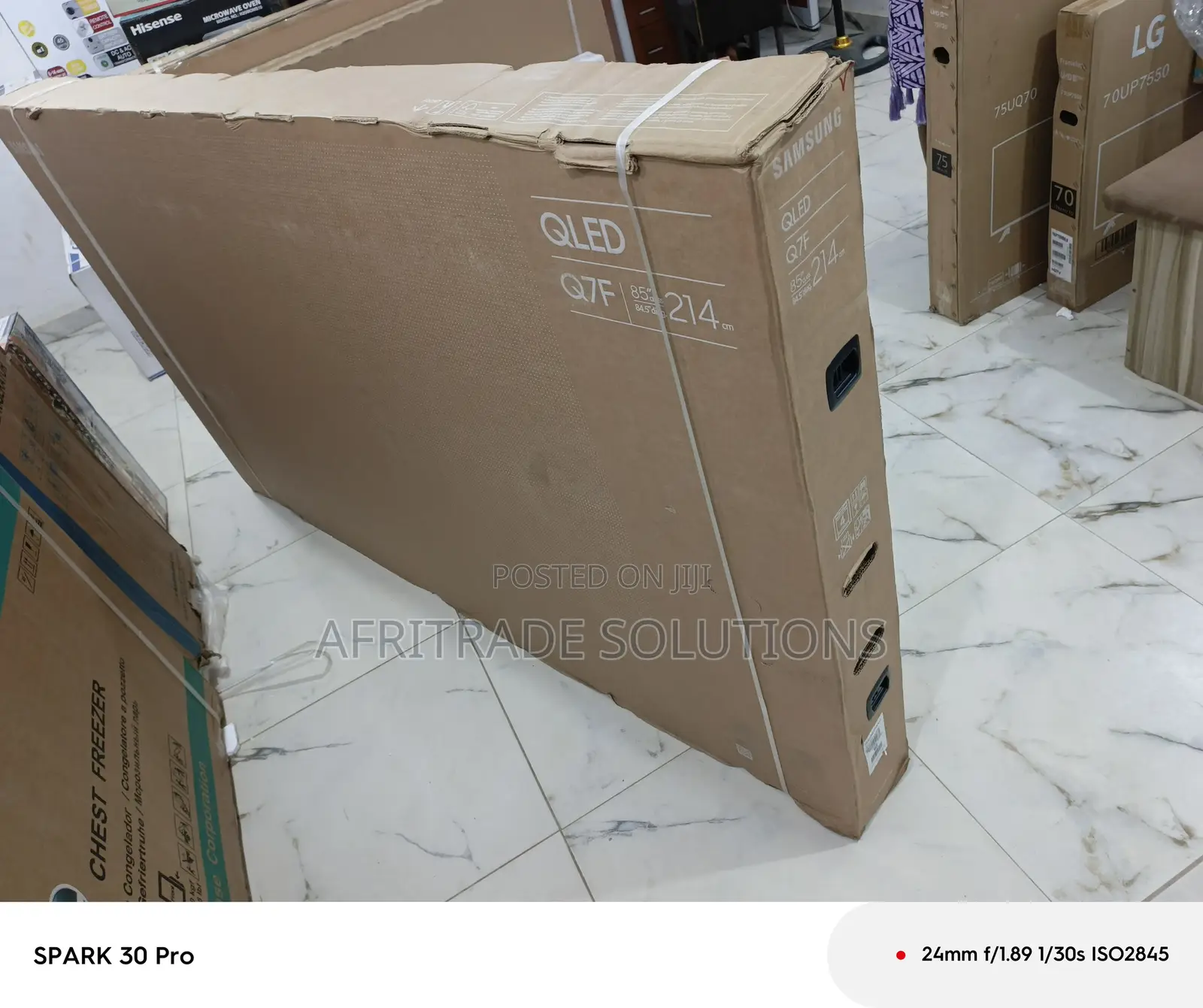Samsung Qled 85” – 240 Motion Rate | Smart Wi-Fi Tv