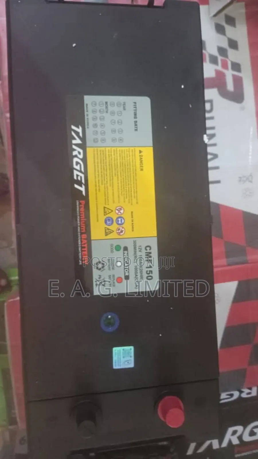 Target Premium Battery Cmf150 Model, 12v 150ah. Made in Korea