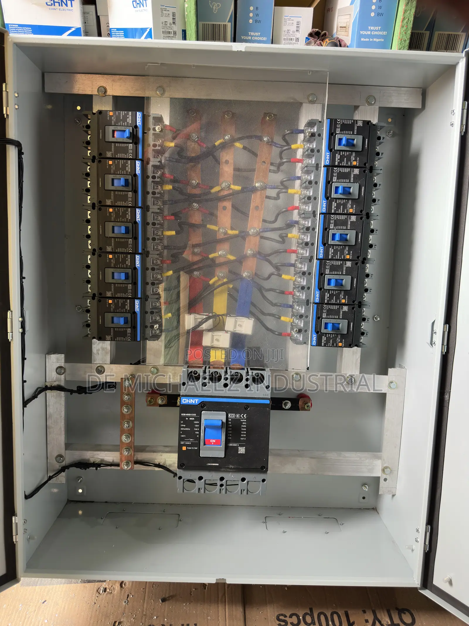 160a Outgoing and 400a Incoming Distribution Board