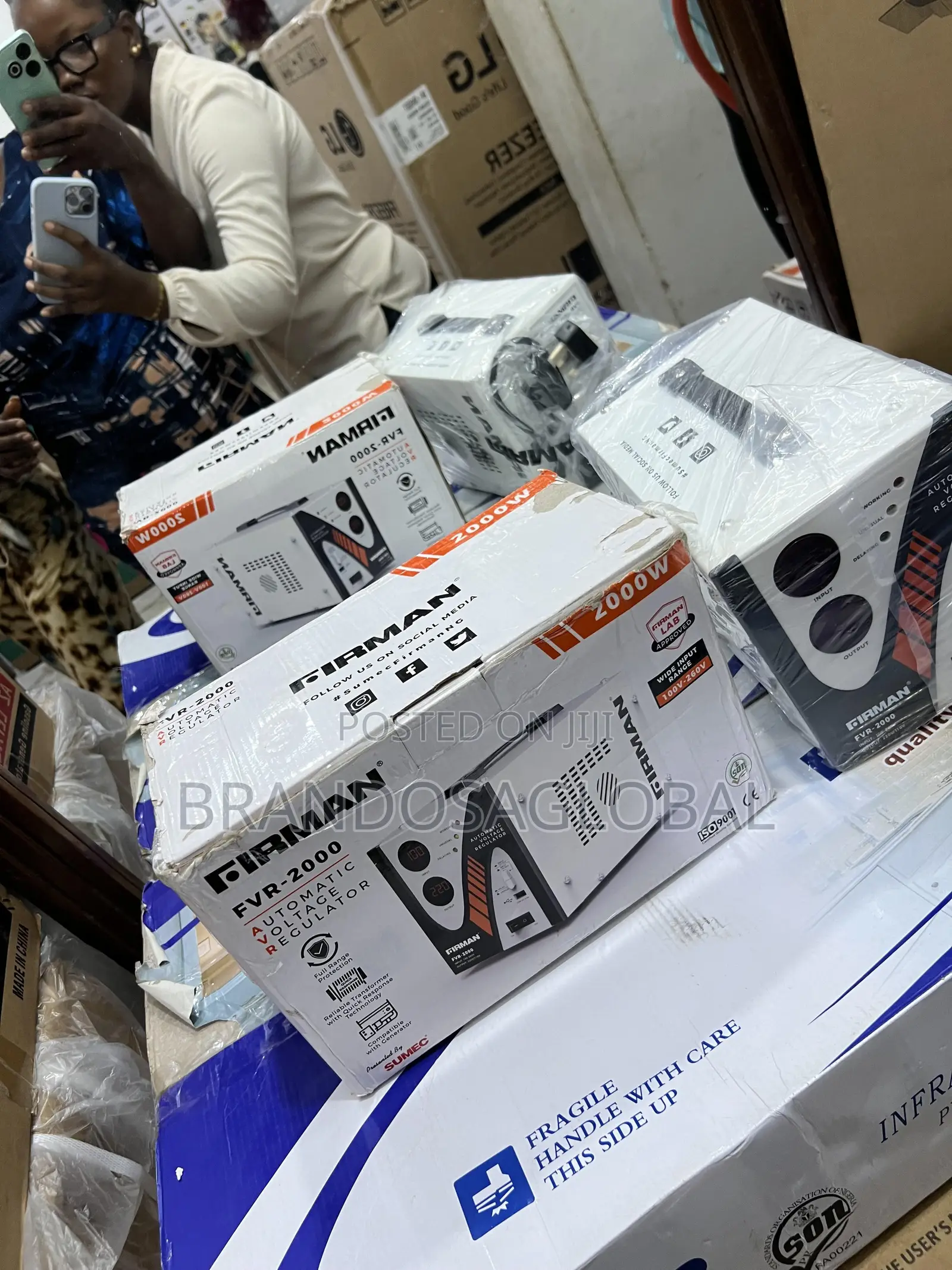 Firman Fvr‐2000 2000w Heavy‐Duty Floor Stand Stabilizer