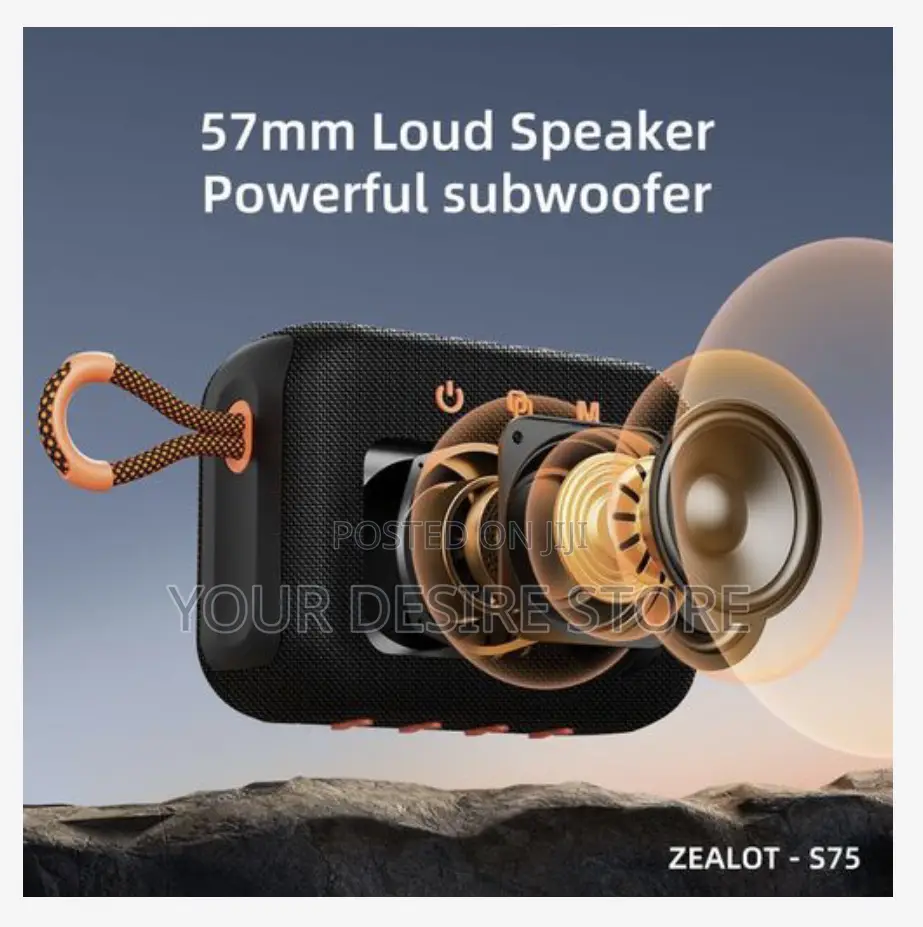 Zealot S75 Portable Stereo Wireless Bluetooth Speaker