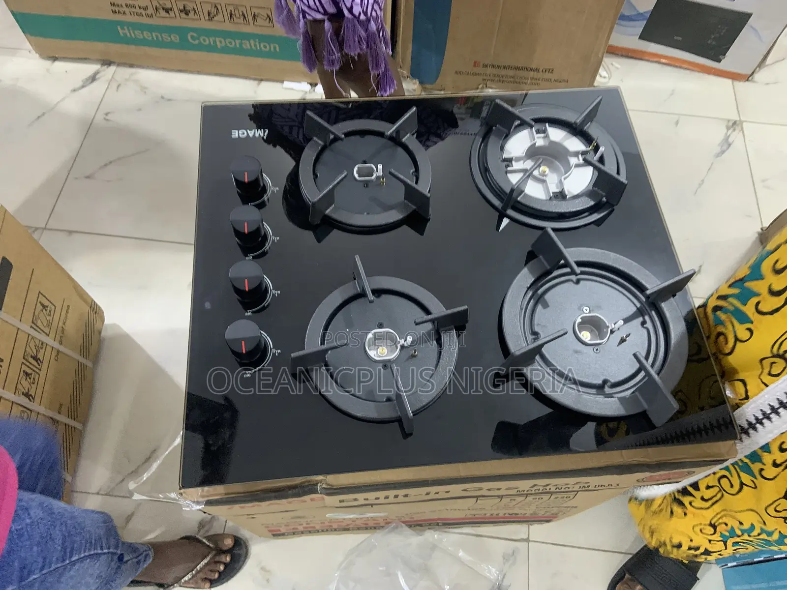 Image Warm Touch in-Built 4 Gas Burner Hob