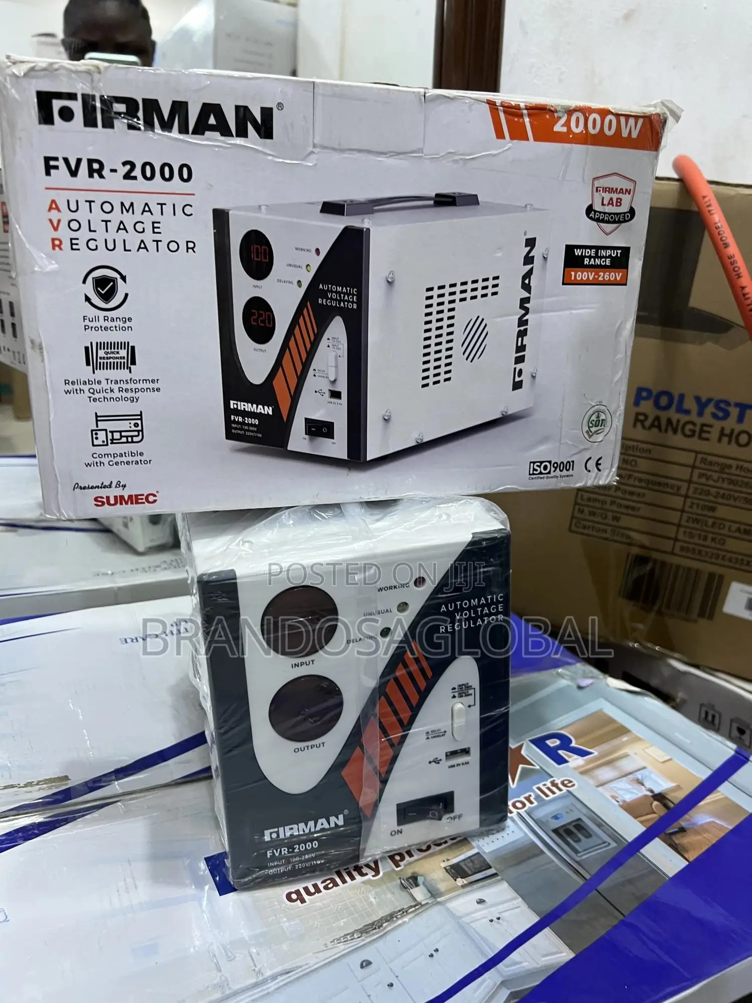 Sumec Firman Floor‐Standing Avr Fvr‐2000 – Durable 2 Kva