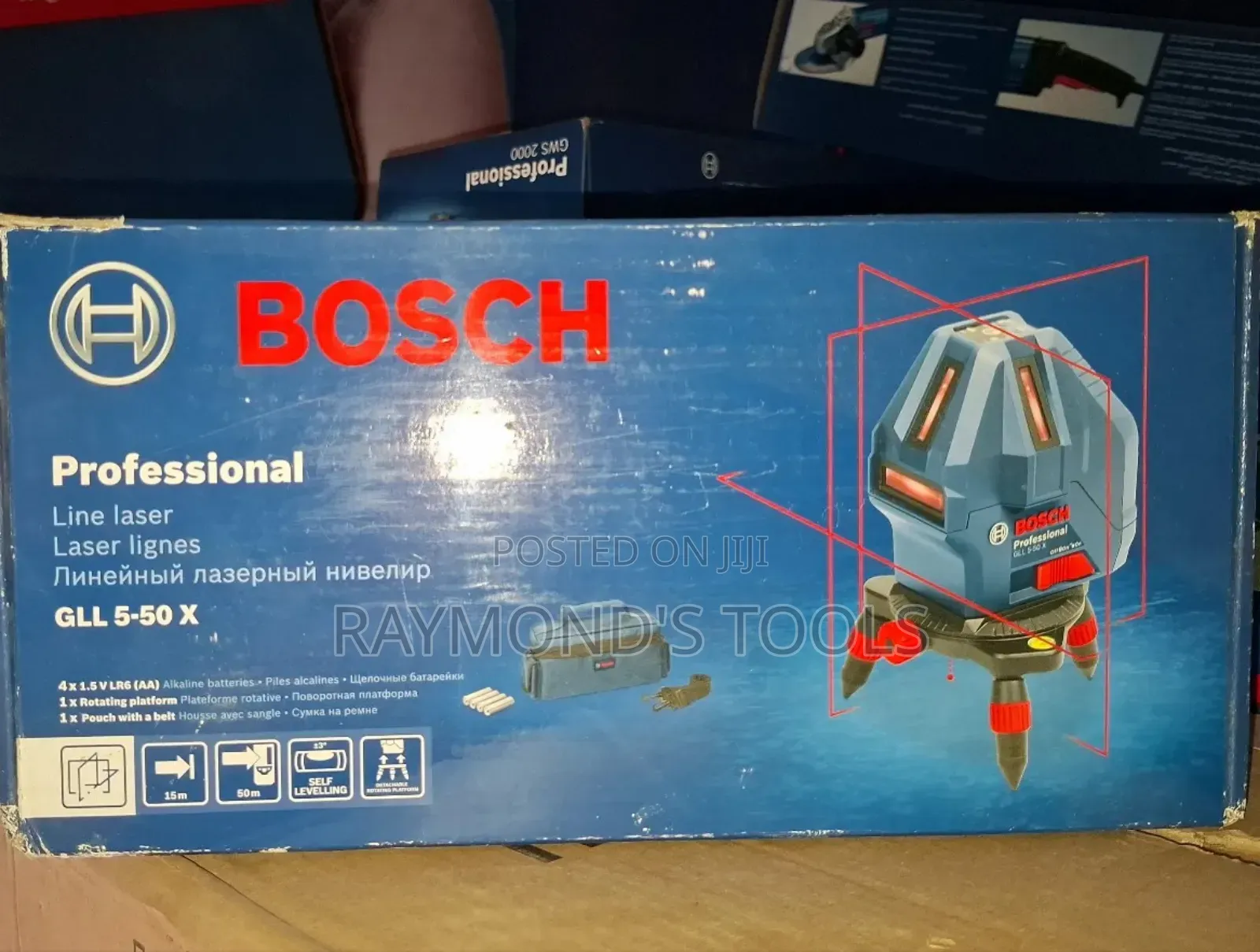 GLL 5-50 X Bosch Laser Level 5 Line