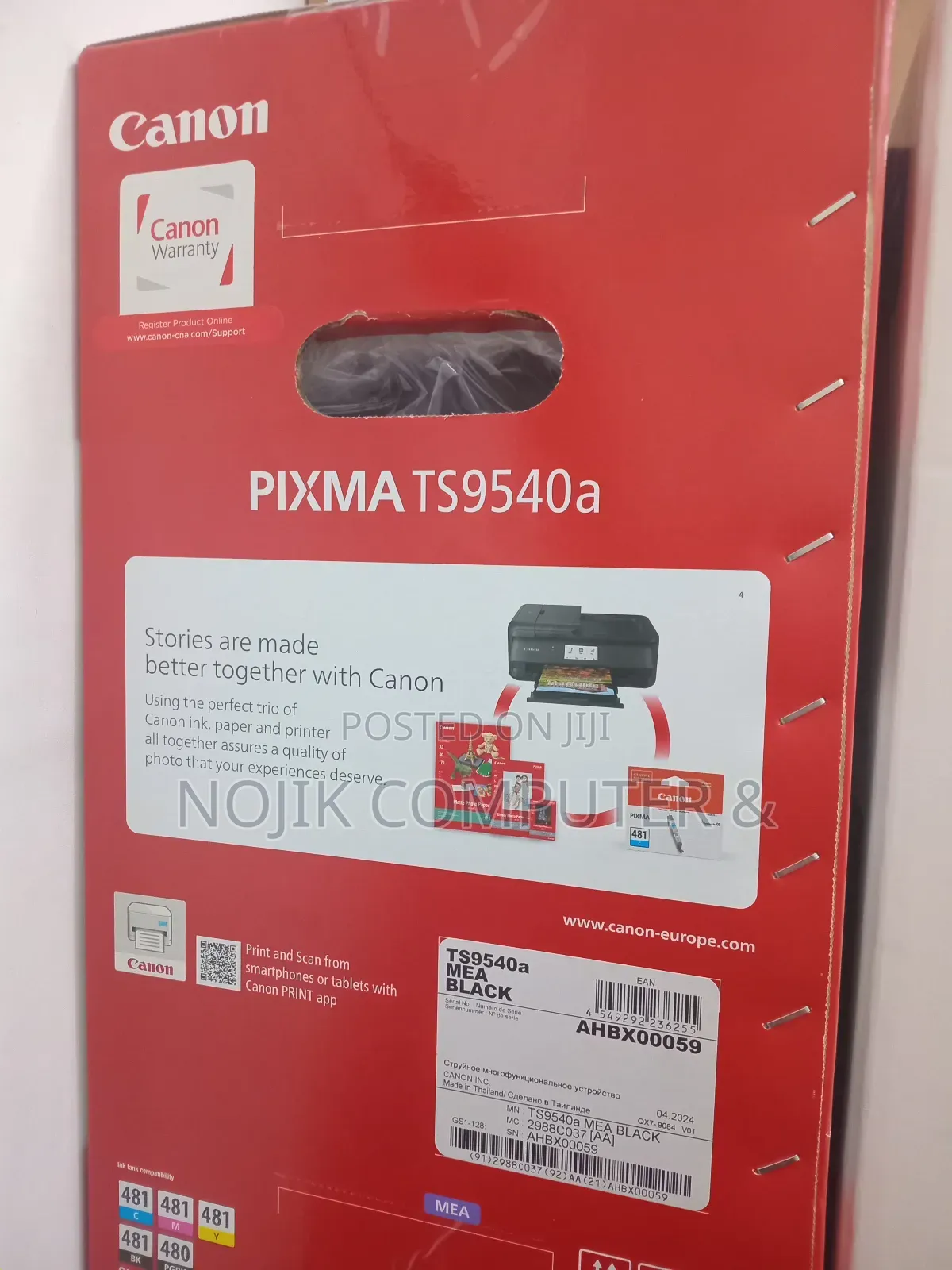 Canon Pixma Ts9540a Printer