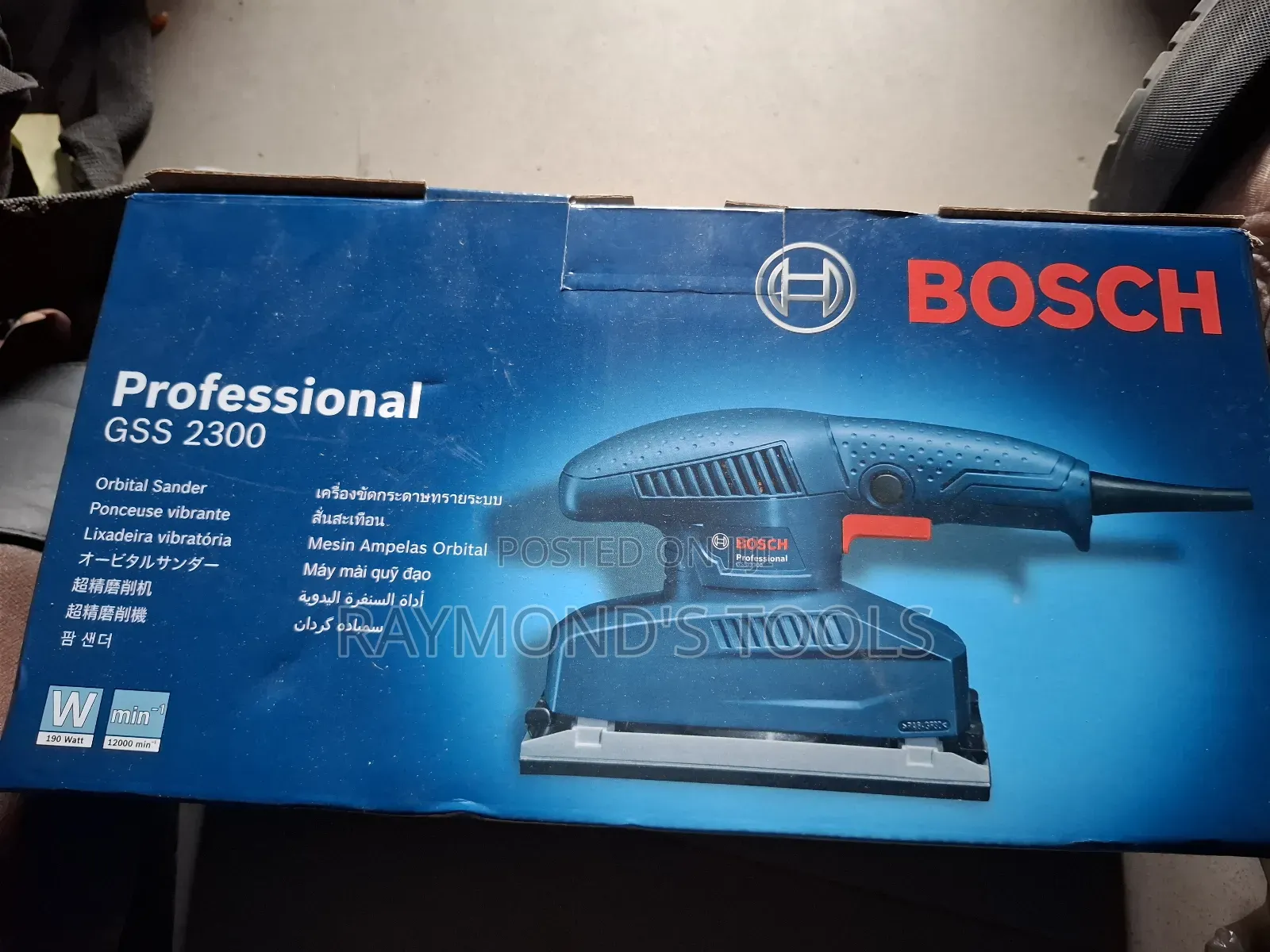 Orbital Sander Bosch GSS 2300
