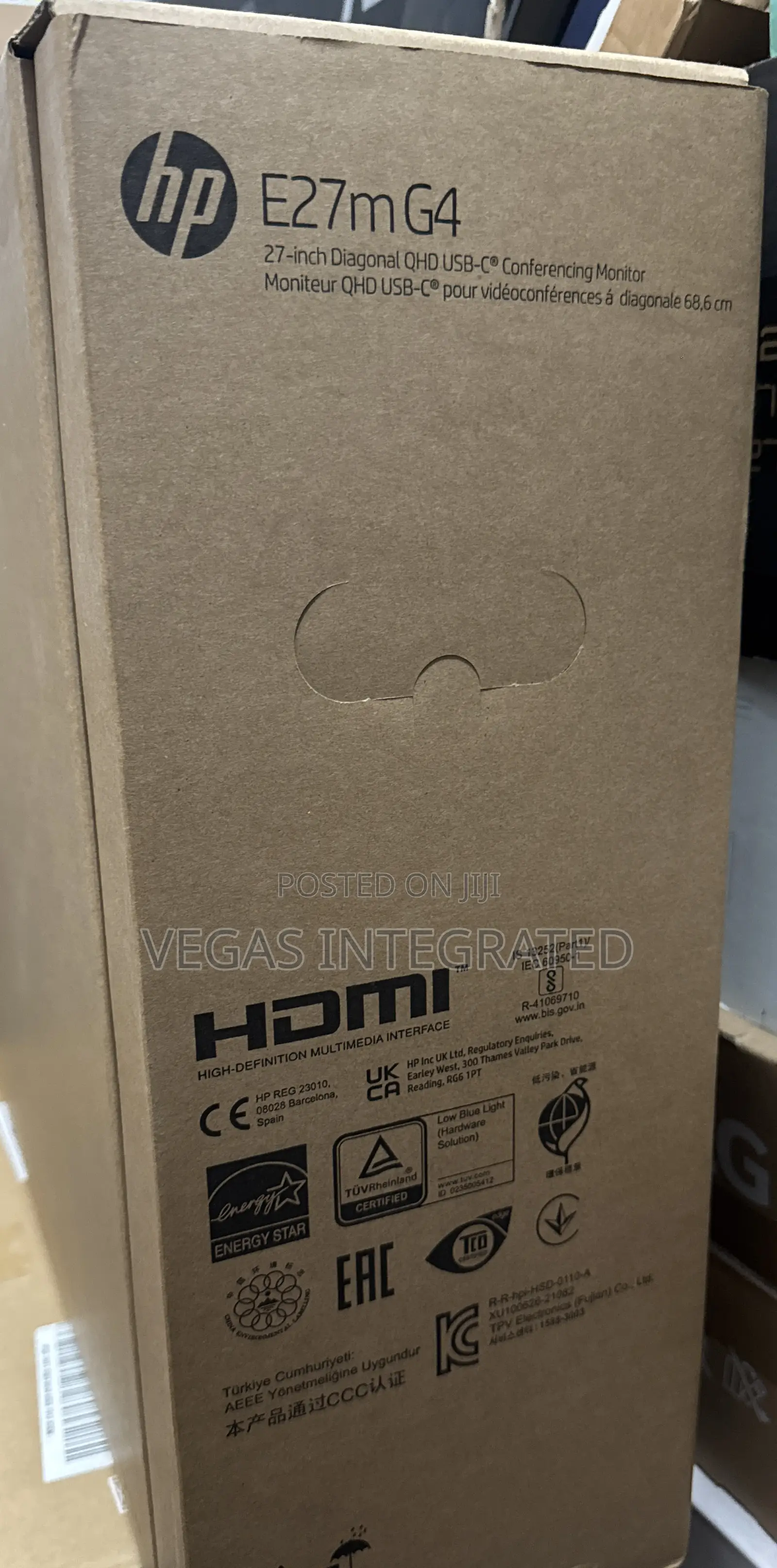 Hp E27m G4 (27”) Qhd Ips Usb-c Conferencing Business Monitor