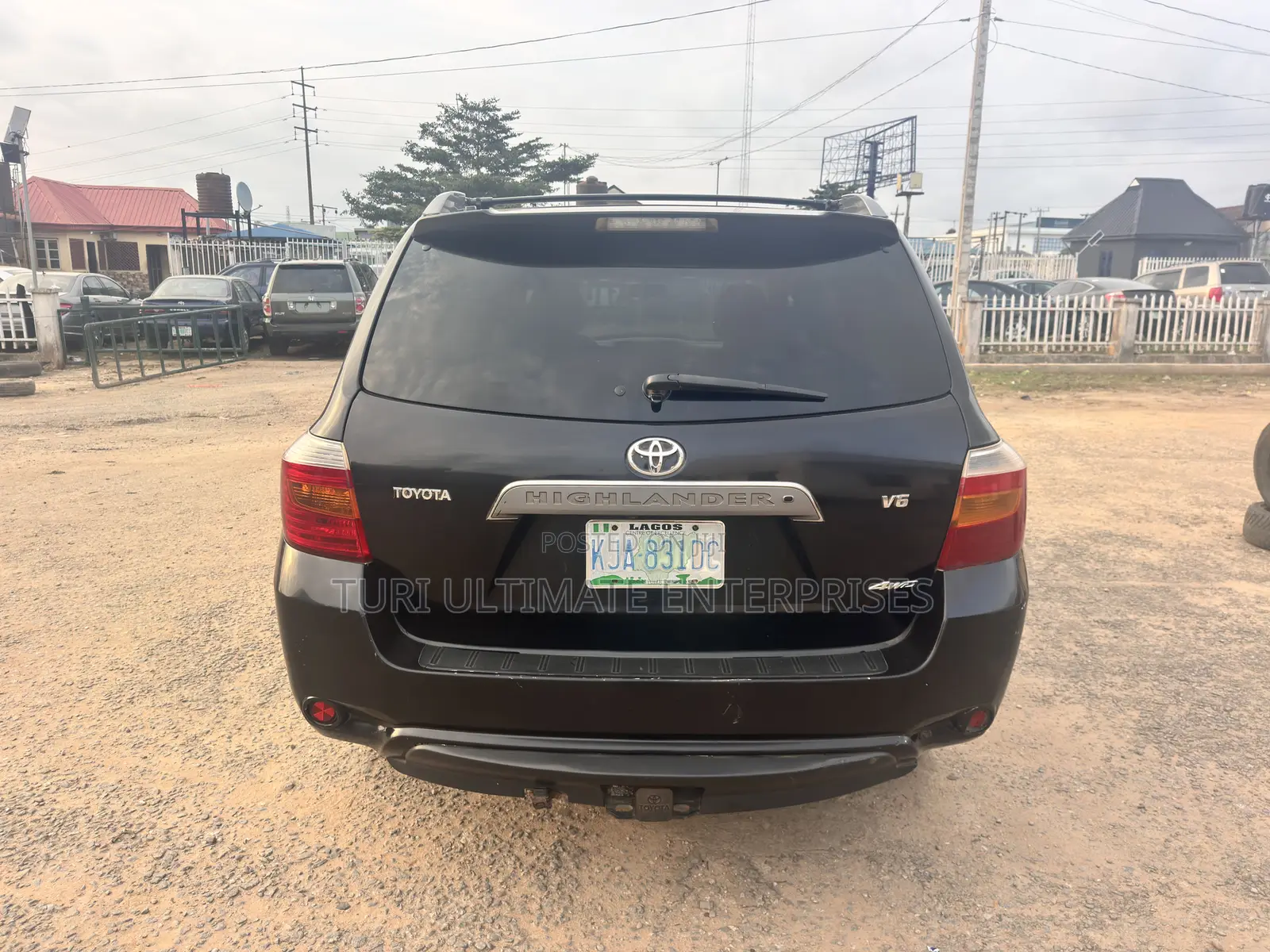 Toyota Highlander Sport 2008 Black