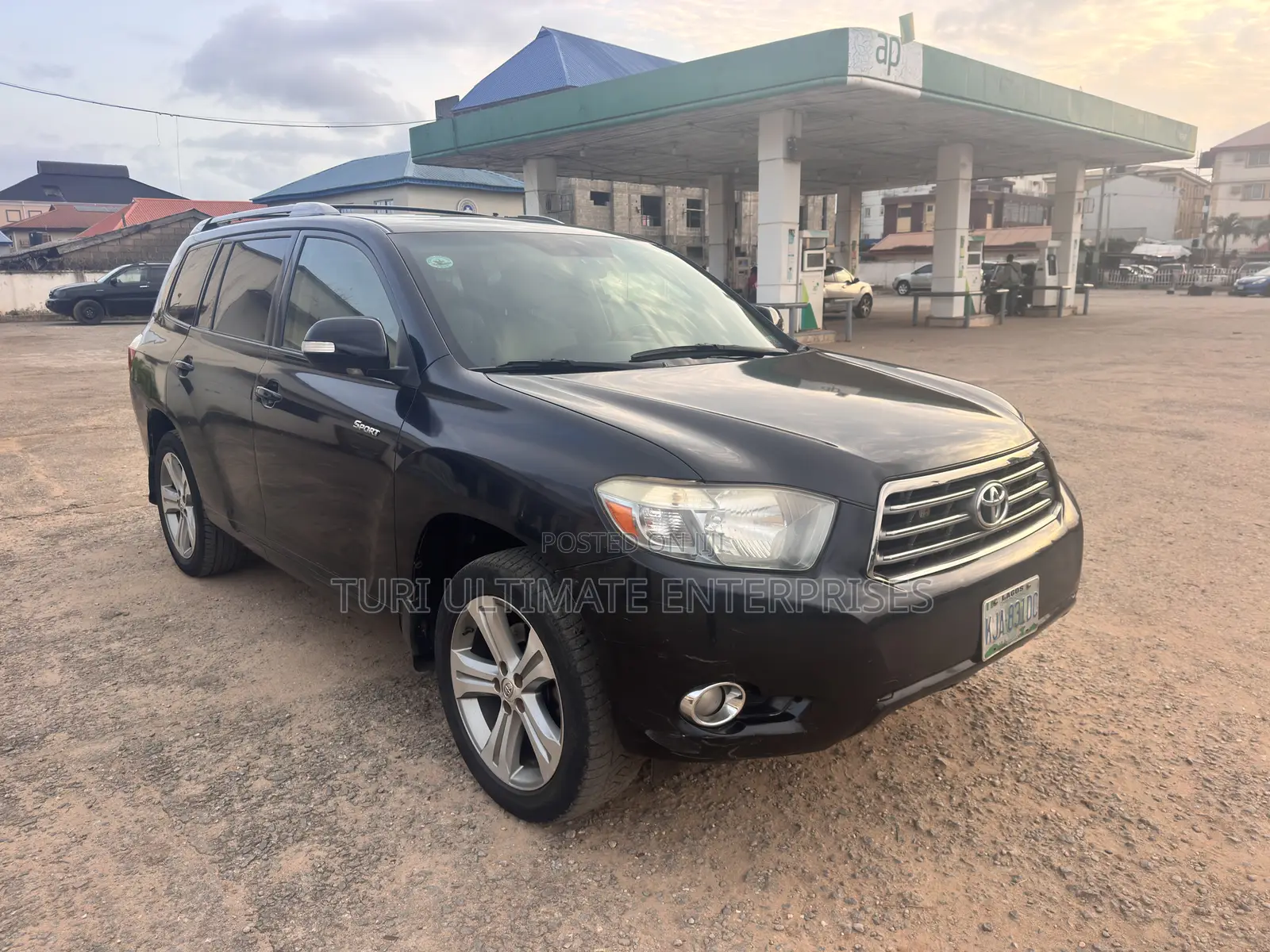 Toyota Highlander Sport 2008 Black